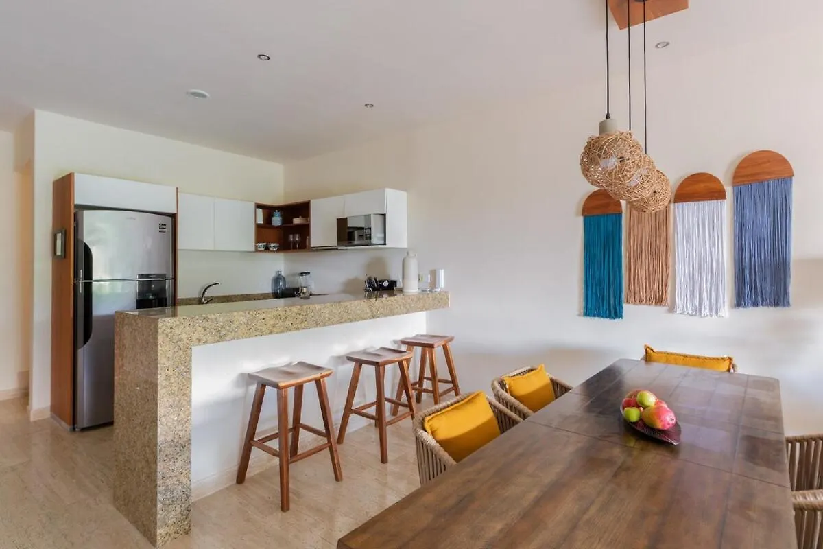 Ph 3 Bdr, Priv Pool, Barbacue In Tulum Apartment